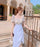 2 Pieces Sets for Women Short Sleeve Skirt Slit Kawaii Clothing Trend 2024 Formal Occasion Luxury Designer Event Woman Outfit