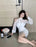 Off Shoulder Dresses for Women Spring Autumn 2025 Beach Korean Fashion One Pieces Curvy Hot Kpop Chiffon Woman Long Sleeve Dress