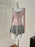 2025 Spring Women Birthday Ballet Core Korean Fashion Outfits 3 Piece Set Shoujo Lace Camisole +  Long Sleeve Tops + Mini Skirts