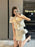 2 Pieces Sets for Women Mini Short Sleeve Skirt Party Lightly Cooked Woman Outfit Kawaii Beach Summer Fashion 2024 New Matching
