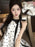 VenusFox Fairy Halter Polka Dot Mini Dress Women Summer Lace Up Bow Off Shoulder Chiffon A-line Dresses Fashion Party Vestidos