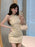 VenusFox Evening Dresses Women Flowers Elegant Mesh Patchwork Sleeveless Rhinestone Hollow Out Wedding Party Cocktail Birthday