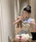 Kawaii 2 Pieces Skirt Sets for Women Vacation 2025 New Matching in The Same Full Summer Fashion Clothing Trend Woman Outfit