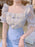2 Pieces Sets for Women Short Sleeve Skirt Slit Kawaii Clothing Trend 2024 Formal Occasion Luxury Designer Event Woman Outfit