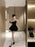 Ele Satin Slim Fit ter Dr Women's Summer High Waist Flared ort Skirt Slimming A-Line Dr Korean Sle Casual Wear