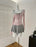 2025 Spring Women Birthday Ballet Core Korean Fashion Outfits 3 Piece Set Shoujo Lace Camisole +  Long Sleeve Tops + Mini Skirts