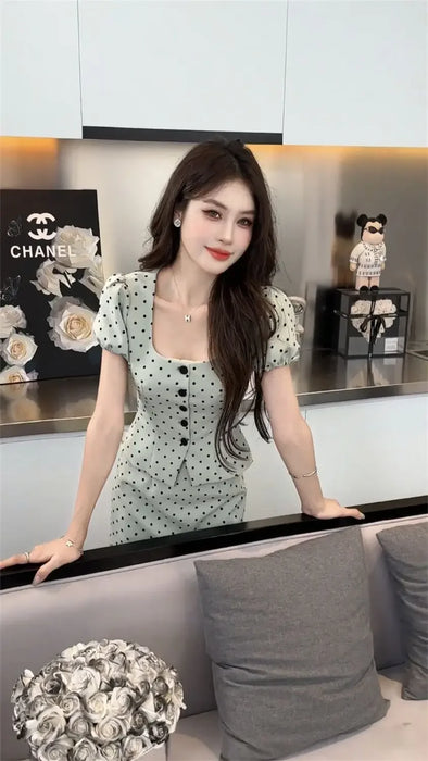 Party Short Sleeve Kawaii 2 Pieces Sets for Women Skirt Woman Outfit Y2k Streetwear New in The Same Matching Vintage Stylish
