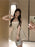 Ele Satin Slim Fit ter Dr Women's Summer High Waist Flared ort Skirt Slimming A-Line Dr Korean Sle Casual Wear