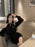 Off Shoulder Dresses for Women Spring Autumn 2025 Beach Korean Fashion One Pieces Curvy Hot Kpop Chiffon Woman Long Sleeve Dress