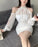 Off Shoulder Dresses for Women Spring Autumn 2025 Beach Korean Fashion One Pieces Curvy Hot Kpop Chiffon Woman Long Sleeve Dress