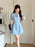2025 French Luxury Designer Sequined Summer Dresses For Woman Elegant Fashion Casual Short Dress Party Vestidos Feminino Robes