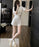 Women's Short Sets 2 Pieces Tracksuit White Clothing Female Shorts Trend 2024 New Coordinated Korean Style Tailor Fashion Full
