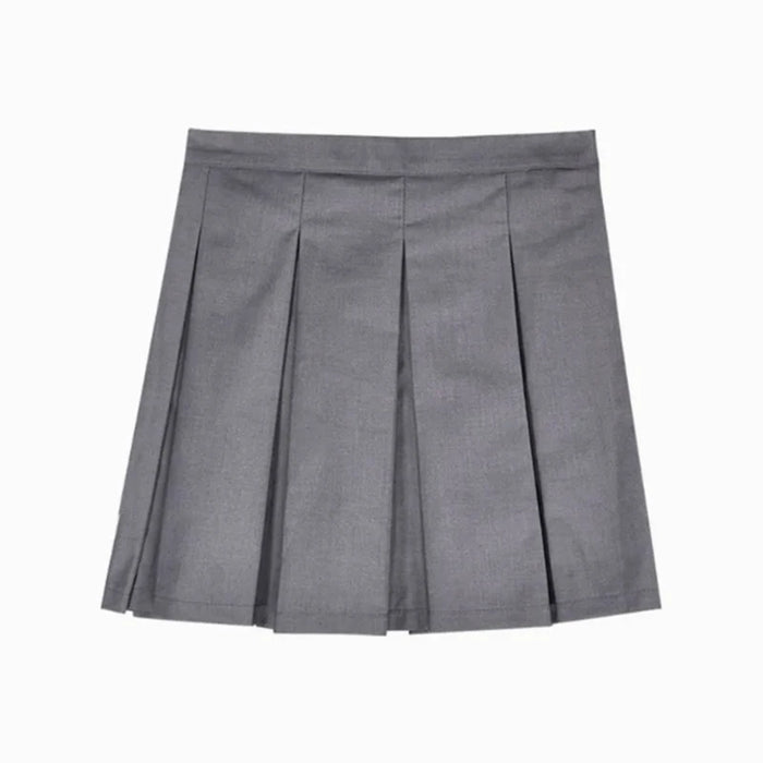 Women's Spring Autumn Preppy Style Clothing 2025 New Student Patchwork Shirt Mini Pleated Skirts Outfits High School Uniform