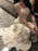 French Elegant Ruffles Sling Women's Mermaid Dresses Prom Gown Soild Zipper Tierred Shoulder Dress 2025 Summer Chic New Vestidos