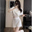Women's Short Sets 2 Pieces Tracksuit White Clothing Female Shorts Trend 2024 New Coordinated Korean Style Tailor Fashion Full