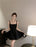 Ele Satin Slim Fit ter Dr Women's Summer High Waist Flared ort Skirt Slimming A-Line Dr Korean Sle Casual Wear