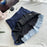 Summer Women Kpop Preppy Style 2000s Aesthetic Outfits 2 Piece Set Bow Plaid Tank Tops + High Waist A-line Mini Pleated Skirt