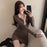 Sexy Female Dress Bodycon Tight Elegant Party Corset Outfits Full Casual Youth Retro Cotton Women's Long Sleeve Dresses Coquette