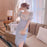 2 Pieces Sets for Women Short Sleeve Skirt Slit Kawaii Clothing Trend 2024 Formal Occasion Luxury Designer Event Woman Outfit