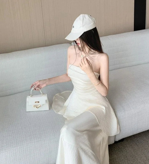 Sleeveless Women's Two Skirt Piece Set Festival Clothing Luxury Y2k Clothes Cheap Offers Vacation 2025 Trend Full Female Outfits