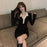 Sexy Female Dress Bodycon Tight Elegant Party Corset Outfits Full Casual Youth Retro Cotton Women's Long Sleeve Dresses Coquette