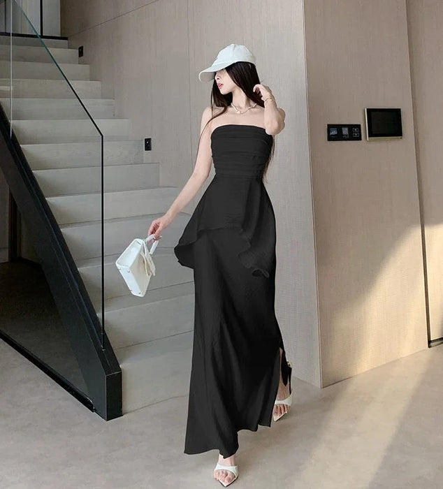 Sleeveless Women's Two Skirt Piece Set Festival Clothing Luxury Y2k Clothes Cheap Offers Vacation 2025 Trend Full Female Outfits