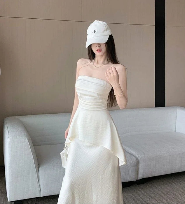 Sleeveless Women's Two Skirt Piece Set Festival Clothing Luxury Y2k Clothes Cheap Offers Vacation 2025 Trend Full Female Outfits