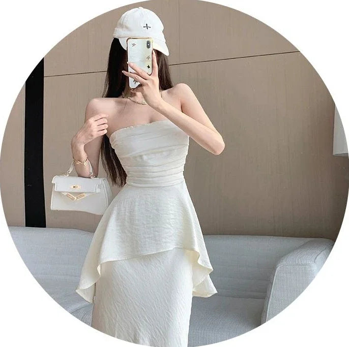 Sleeveless Women's Two Skirt Piece Set Festival Clothing Luxury Y2k Clothes Cheap Offers Vacation 2025 Trend Full Female Outfits