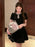 2025 French Luxury Designer Sequined Summer Dresses For Woman Elegant Fashion Casual Short Dress Party Vestidos Feminino Robes