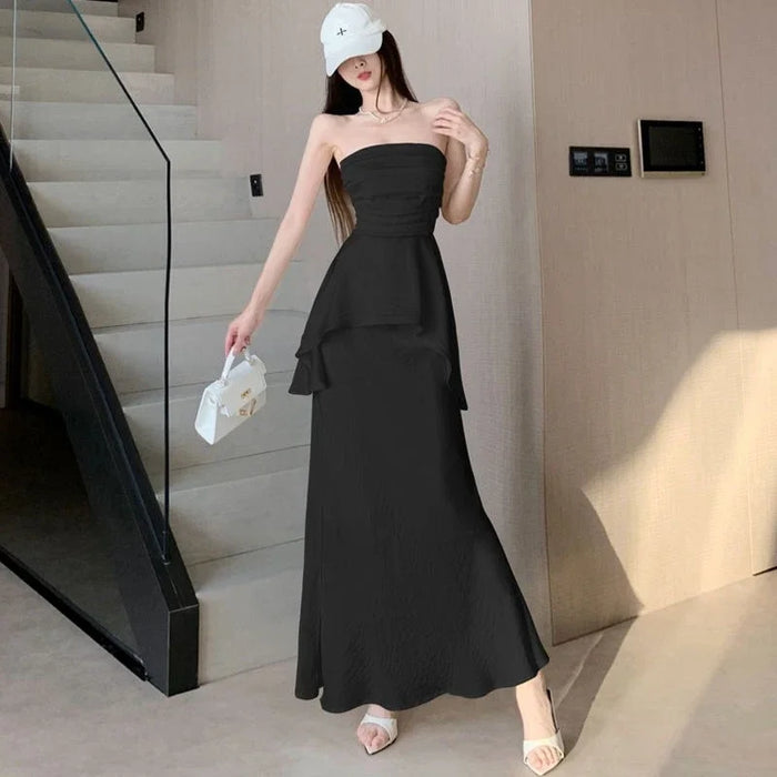 Sleeveless Women's Two Skirt Piece Set Festival Clothing Luxury Y2k Clothes Cheap Offers Vacation 2025 Trend Full Female Outfits