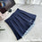 Summer Women Kpop Preppy Style 2000s Aesthetic Outfits 2 Piece Set Bow Plaid Tank Tops + High Waist A-line Mini Pleated Skirt