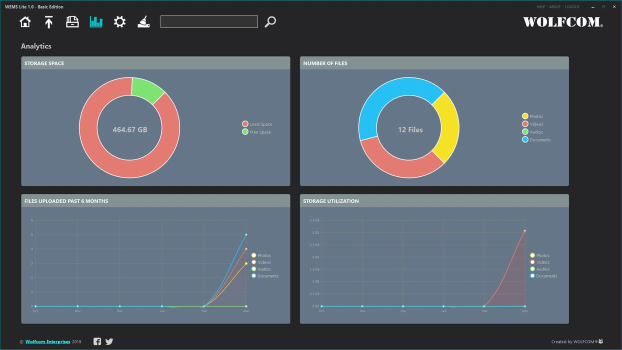 WEMS Lite FREE Evidence Management Software