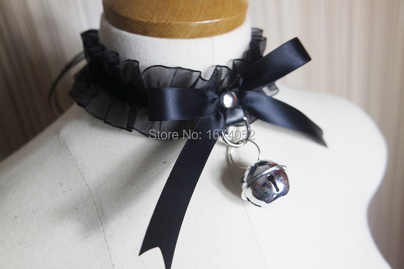 VenusFox Lolita Lace Floral Ribbon Collar Necklace