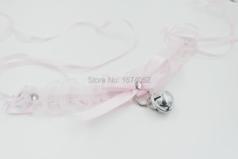 VenusFox Lolita Lace Floral Ribbon Collar Necklace