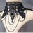 VenusFox White Black Lace Chokers Necklaces