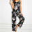 VenusFox Ladies Floral Pajamas Set Underwear Sleeveless V-neck Backless Vest Top Lace Satin Trousers Sleepwear Nightwear Mujer Pijama