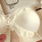 VenusFox Japanese Chiffon Cute Bra & Panties Set Ruffles Wirefree Soft Underwear Sleep Intimates Set Kawaii Lolita Women Underwear Set