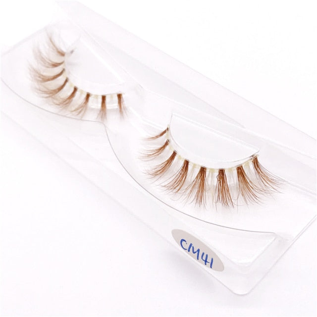 VenusFox New color 3D luxury mink lashes wholesale natural long individual thick fluffy colorful false eyelashes Makeup Extension Tools