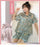 VenusFox Summer Pajamas Set for Women Short Printed Sleepwear Cute Silk Two Piece Set