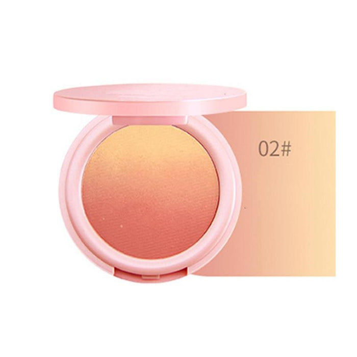 VenusFox Face Blush Palette Makeup Natural Mineral Powder Blusher Cheek Face 3D Contour Brighten Easy to Wear Texture Blush