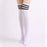 VenusFox Sexy Over Knee Socks for Women Girls Striped Warm Thigh High Stocking Female Long Socks Warm Long Cotton Stocking