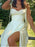 VenusFox Yellow Print Dress Women Summer Sleeveless Tie Up Bow Strap Elegant Midi Dresses Casual Sexy Side Split Floral Dress
