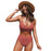 VenusFox Sexy Twist Tank High-Waist Bikini Sets Swimwear Women Swimsuits Bathing Suit 2021 Solid Red V-neck Bikinis Beachwear