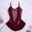 VenusFox Sexy Lingerie For Women Slips Strap Sleeveless Teddy Embroidery See Through Lace Erotic Underwear babydoll