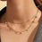 VenusFox Bohemian Cute Butterfly Choker Necklace for Women Street Style Statement Necklace Gold Color Letter Necklace Jewelry