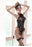 VenusFox Anime Snake Print Lingerie Cosplay Costume Halloween Women Black Sexy Nightclub Erotic Uniform Bodysuit With Stocking Bunny Girl