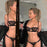 VenusFox Ellolace Lingerie Women's Underwear Set Sexy Lace Erotic Lingerie Set Female Underwear Set Lace Bra Panties Underwear Women