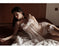 VenusFox Hot Sexy Nightdress Women Sleep Wear Lace Short Skirt Backless White Lolita High Quality Deep V Women Lingerie Cute Silk Dress