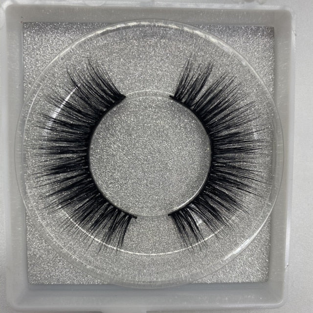 VenusFox Natural silk eyelashes fake lashes long makeup 25mm eyelash for beauty