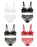 VenusFox New Top Ultra-thin Underwear Set Push-up Bra And Panty Sets Hollow Brassiere Gather Sexy Bra Plus Size Lace Lingerie Set
